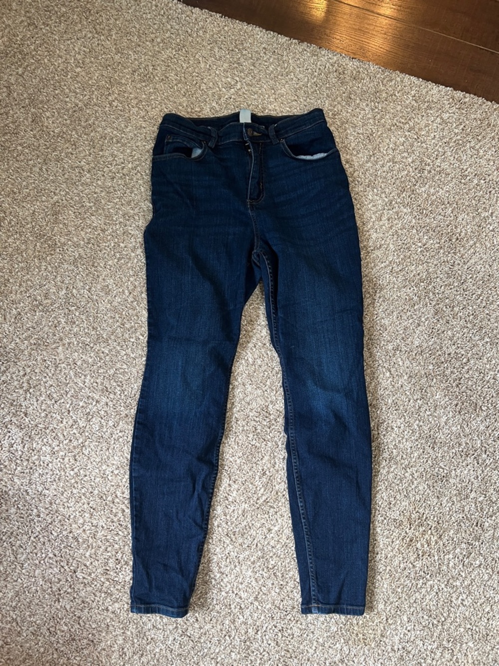 Duluth Trading Co Dark Indigo Skinny Jeans